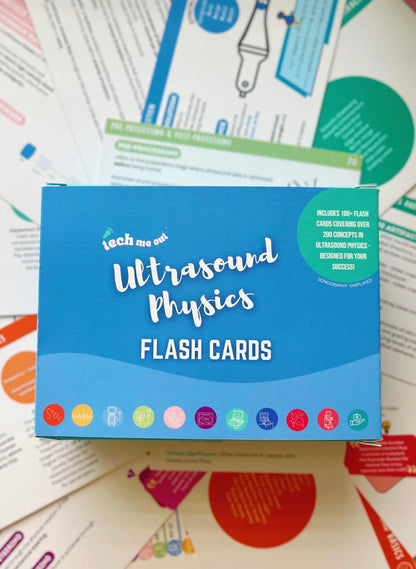 Ultrasound Physics Study Flash Cards